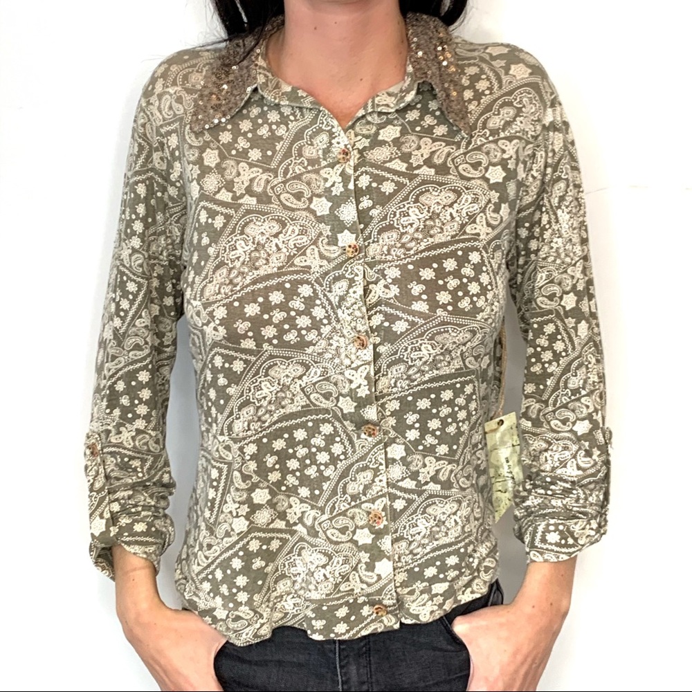 GIMMICKS by BUCKLE Womens long sleeve backless top - Picture 2 of 8